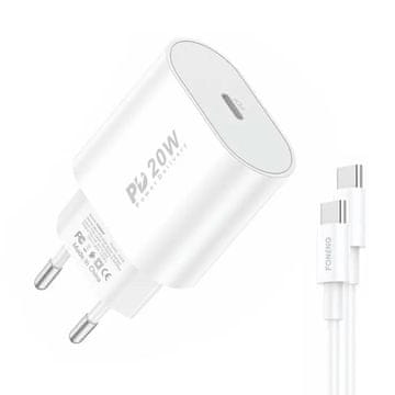 Foneng Foneng Pd 3.0 Punjač Eu39 20W S Type-C Kabelom Za Mobitele I Dodatnu Opremu
