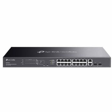 TP-Link Omada ES220GMP 20-portni 16x Gigabit PoE+ RJ45 2x Gigabit RJ45 2x Gigabit SFP upravljivi mrežni preklopnik switch