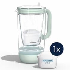 Brita Glass 60th Anniversary Edition vrč za filtriranje vode, 2,5 L, zeleni