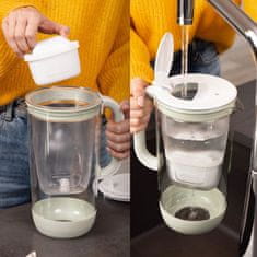 Brita Glass 60th Anniversary Edition vrč za filtriranje vode, 2,5 L, zeleni