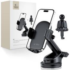 Tech-protect TECH-PROTECT V7 univerzalni nosač za auto na armaturu i ventilaciju, crni