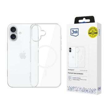 3MK Apple iPhone 16 - prozirna magnetska futrola