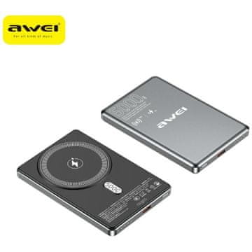 Awei Awei Powerbank Pa-30 5000Mah Za Magsafe Induktivno Punjenje Iphone 12 13