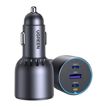 Ugreen Ugreen Auto Punjač S Usb-Om 2X Usb-C Za Mobitele 75W Brzi