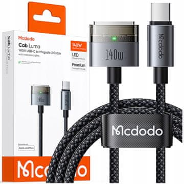 Mcdodo MCDODO kabel za punjač za MacBook Air Pro USB-C Magsafe 3 140W 2M