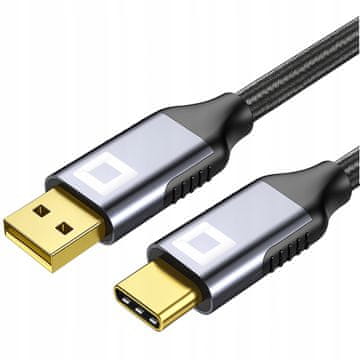 CO2 Kratki USB-C kabel za brzo punjenje za Samsung Apple, USB tip C PD 100W, CO2