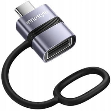 Innostyle adapter Usb-A 3.0 na USB-C na USB tip c 3A 5Gbps otg