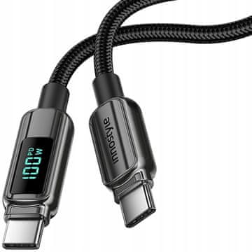Innostyle Usb-C Kabel S Zaslonom Brzo Punjenje Usb Tip-C 100W 1M