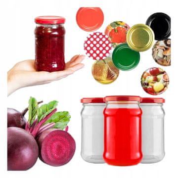 Staklenka 315ml staklenke ZA pekmez, med, džemove + poklopac FI66 15 komada