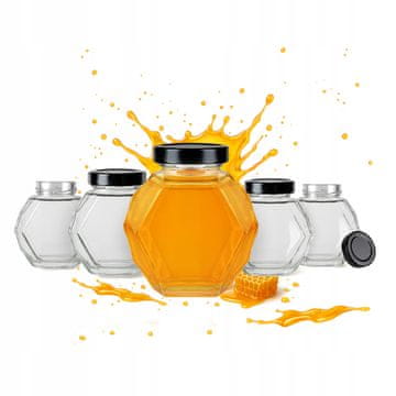 BE 20x staklenih tegli Gucio 200ml za svijeće s medom i pekmezom, posudice za vjenčanje