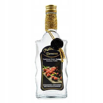 BE Boca ukrašena valovima 500ml domaće votke od maline