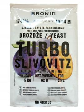 Browin Destilerijski kvasac Turbo Slivovitz