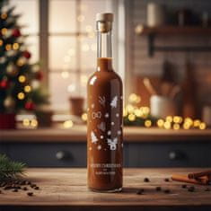 BE 20x božićnih boca futura 500 ml s tiskom ZA liker i tinkturu vina