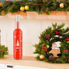 BE 20x božićnih boca futura 500 ml s tiskom ZA liker i tinkturu vina