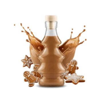 BE Boca za božićno drvce 3D 100ml staklene boce ZA ukras poklona