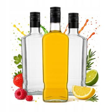 BE 25x Jack Walker boca 1000ml + Moonshine Whiskey RUM čep 1L posude