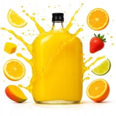 BE 30x Bunia staklenih boca 1l ravnih pljoskica za vjenčanje, votku i alkohol