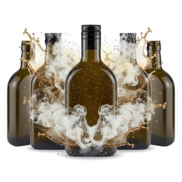 BE 50x boca ruma 350 ml za alkohol, liker i rum, čep 28x38 dužine