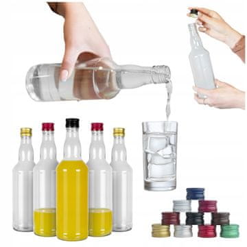 BE 90x Monopoly staklene boce 0,5l za votku, Monopoly staklena boca 500 ml