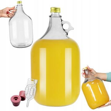 BE Dama 5L set vrčeva za vino od pluta + vrč za votku i likere