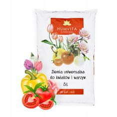 BE Univerzalna zemlja za cvijeće, povrće, ukrasno bilje, začinsko bilje, voće 5L