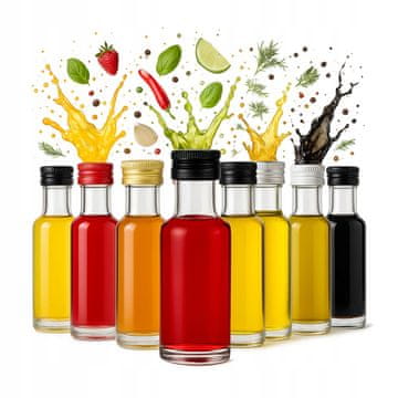 BE 100x Dorica staklenih bočica od 20 ml za uzorke tinktura, alkohola, likera, vina i ulja