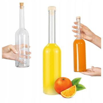 BE Fenice boca 500ml s čepom, staklena boca za tinkturu mjesečine