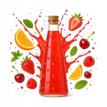 BE Ibiza boca 240ml staklena karafa za vodu, sok, alkohol, likere, maslinovo ulje