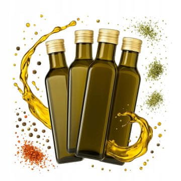 BE 10x boca maslinovog ulja Marasca 250 ml za maslinovo ulje, ocat, umak, staklene boce