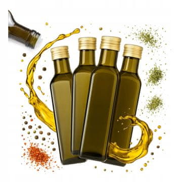 BE 50x boca maslinovog ulja Marasca 250 ml za maslinovo ulje, ocat, umak, sirup, alkohol