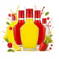 BE 5x Nobel boca 250ML + čep za tinkture, mjesečinu, vinski alkohol 0,25l