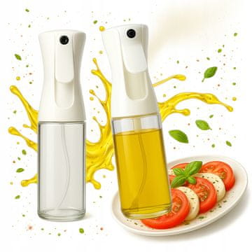 BE 2x raspršivač za maslinovo ulje od 200 ml s raspršivačem