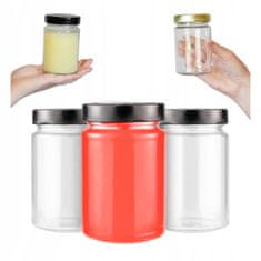 Atena staklenka 330ml + visoki poklopac FI66 džem med džemovi svijeće vjenčanje