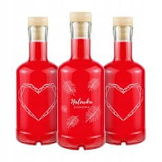 BE 10x Tadek boca 250ml s tiskom za tinkture, likere, vino, sirup