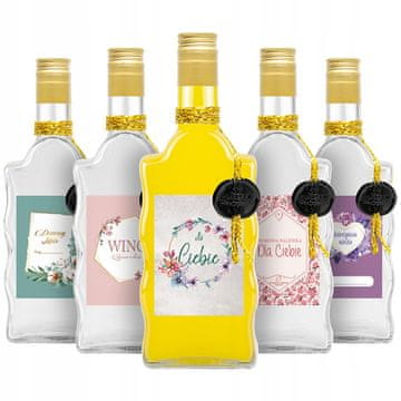 BE Boca Wave 500 ml ZA poklon Boce za vinske tinkture za godišnjicu Valentinova