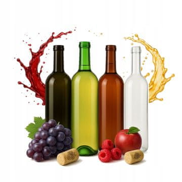 BE Boca vina, maslinasto zelena, bezbojna + pluto