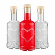 BE 10x Tadek boca 250ml s tiskom za tinkture, likere, vino, sirup