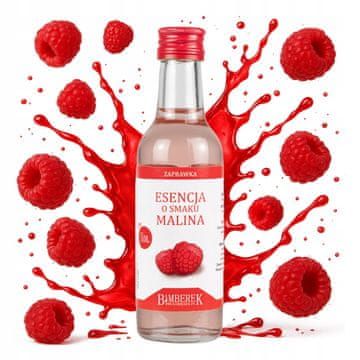 BE Esencija okusa maline, vrlo učinkovita za 10 l alkohola, votke, mjesečine