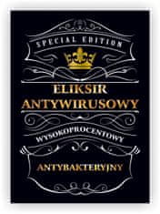 BE 10x etiketa za bočice antivirusnog eliksira - Virus