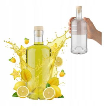 BE Tadek boca 500ml staklene boce ZA poklon tinkture liker od mjesečine 0,5l