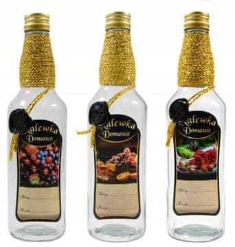 BE Monopoly ukrašena boca od 500 ml kućne tinkture