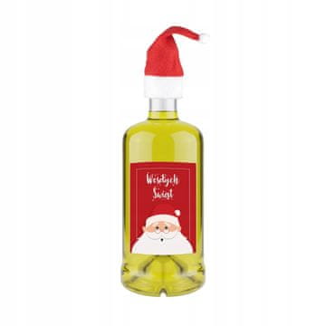 BE Tadek boca za liker od vina 500ml s etiketom za kapu Djeda Mraza, poklon 0,5l
