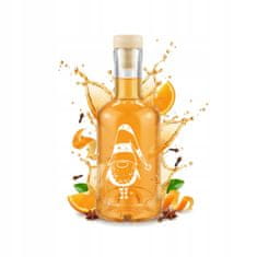 BE 10x boca ZA liker poklon tadek 250ml s tiskom ZA božićne tinkture