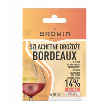 Browin Tekući bordoški vinski kvasac ZA vino 20 ml bordoškog vina