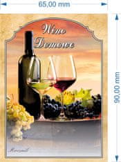 BE 10X naljepnica ZA kućno vino, samoljepljivi uzorak 1