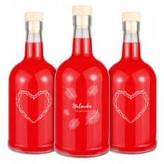 BE 10x Tadek boca 500ml s tiskom za tinkture, likere, vino