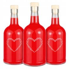 BE 10x Tadek boca 500ml s tiskom za tinkture, likere, vino