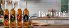 BE 10x božićnih etiketa ovalnih naljepnica za boce alkoholne tinkture, poklon