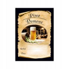 BE 10X naljepnica ZA kućno pivo
