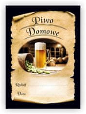 BE 10X naljepnica ZA kućno pivo